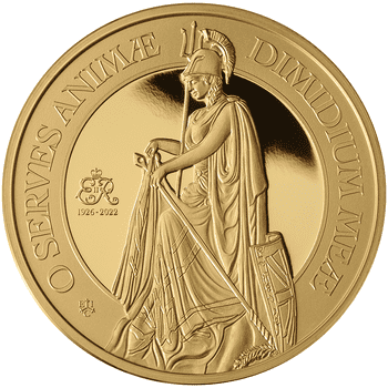 セントヘレナ 2023年 エリザベス2世追悼コレクション  5ポンド金貨  1オンス プルーフ