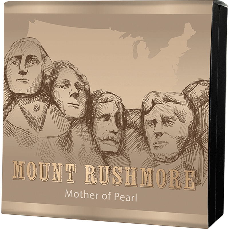 歴代大統領記念額入り 供給元問合せ】ソロモン諸島 2025年 ラシュモア山国立記念公園創立100