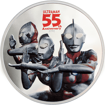 ニウエ 2021年 ウルトラマン55周年記念コイン 10ドルカラー銀貨 プルーフライク
