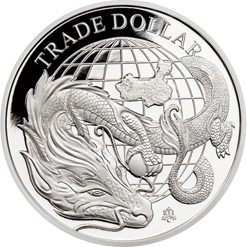 セントヘレナ 2021年 現代版貿易貨幣シリーズ 中国 1ポンド銀貨 プルーフ