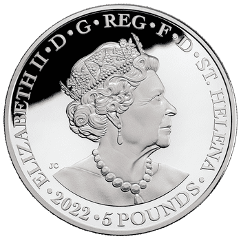 セントヘレナ 2021年 女王の美徳シリーズ 真実 1ポンド銀貨 プルーフ 