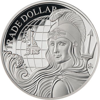 セントヘレナ 2022年 現代版貿易貨幣シリーズ 英国 1ポンド銀貨 プルーフ