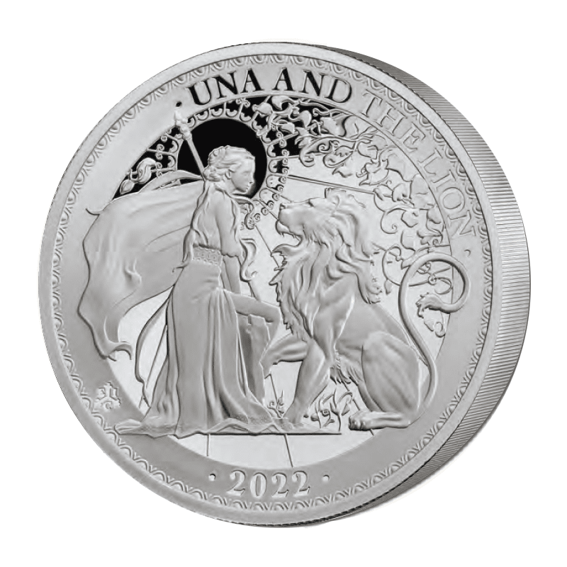 セントヘレナ 2022年 ウナとライオン コレクション 50ポンド銀貨 1キロ