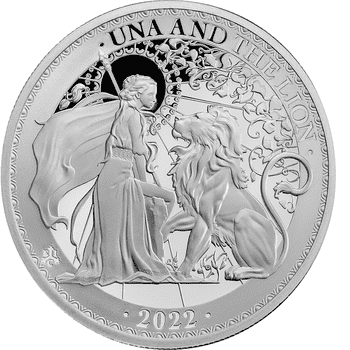 セントヘレナ 2022年 ウナとライオン コレクション 50ポンド銀貨 1キロ 