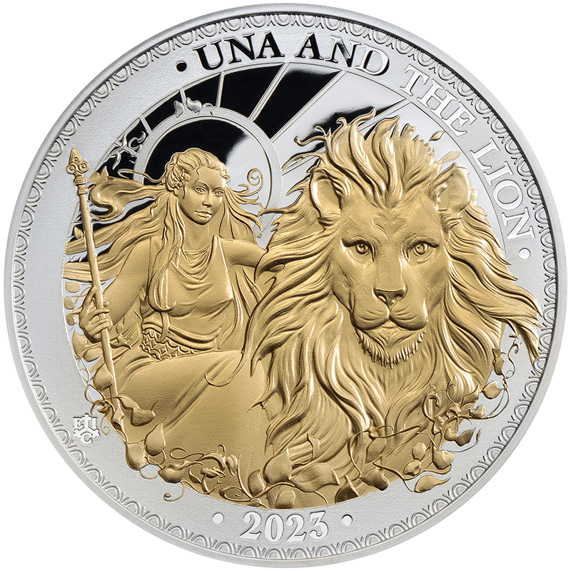 セントヘレナ 2023年 ウナとライオン コレクション 1ポンド銀貨