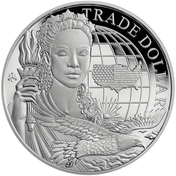 セントヘレナ 2023年 現代貿易貨幣シリーズ アメリカ 1ポンド銀貨 プルーフ