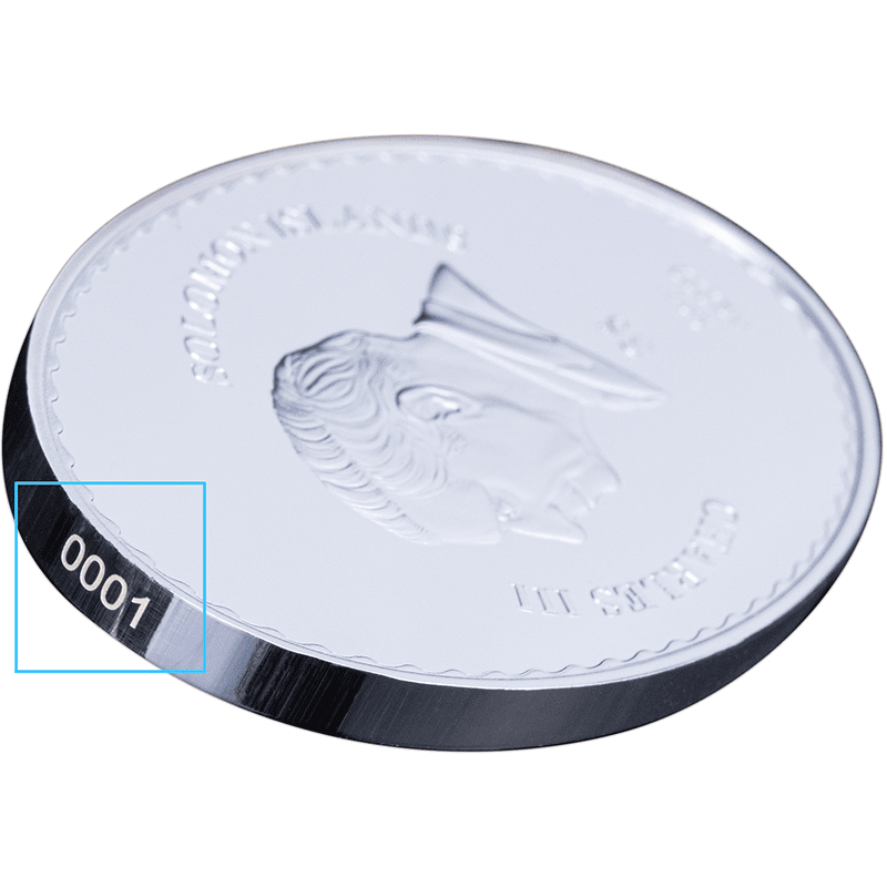 ソロモン諸島 2026年 ロシアのサンタクロース 5ドル楕円形カラー銀貨