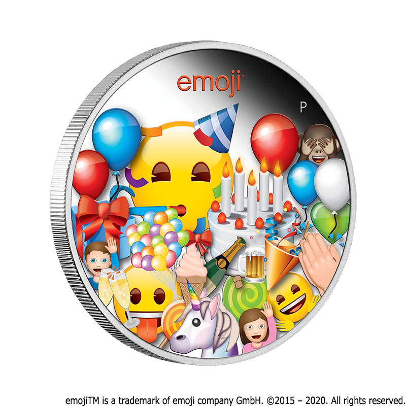 ツバル 年 Emoji Tm 絵文字 1ドルカラー銀貨 プルーフ Taisei Coins Online Shop 泰星コイン株式会社 オンラインショップ
