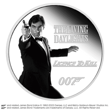 ツバル 2023年 ジェームズ・ボンド レガシーシリーズ 第3貨 1ドルカラー銀貨 プルーフ