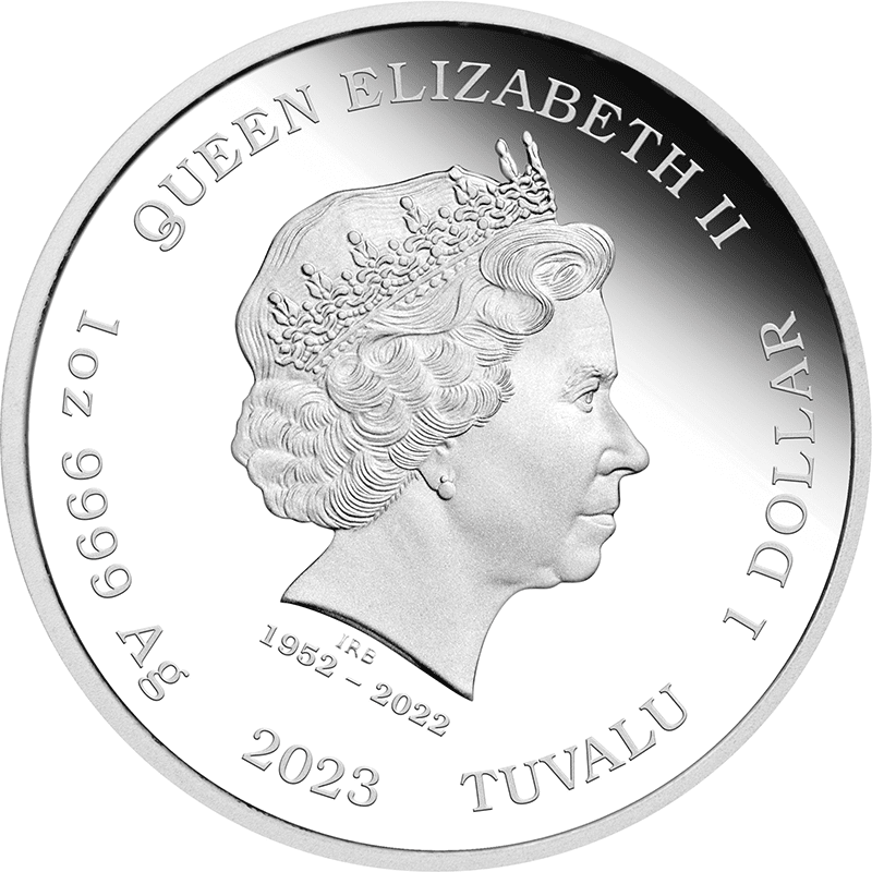 ツバル銀貨 4枚セット（t） - 旧貨幣/金貨/銀貨/記念硬貨