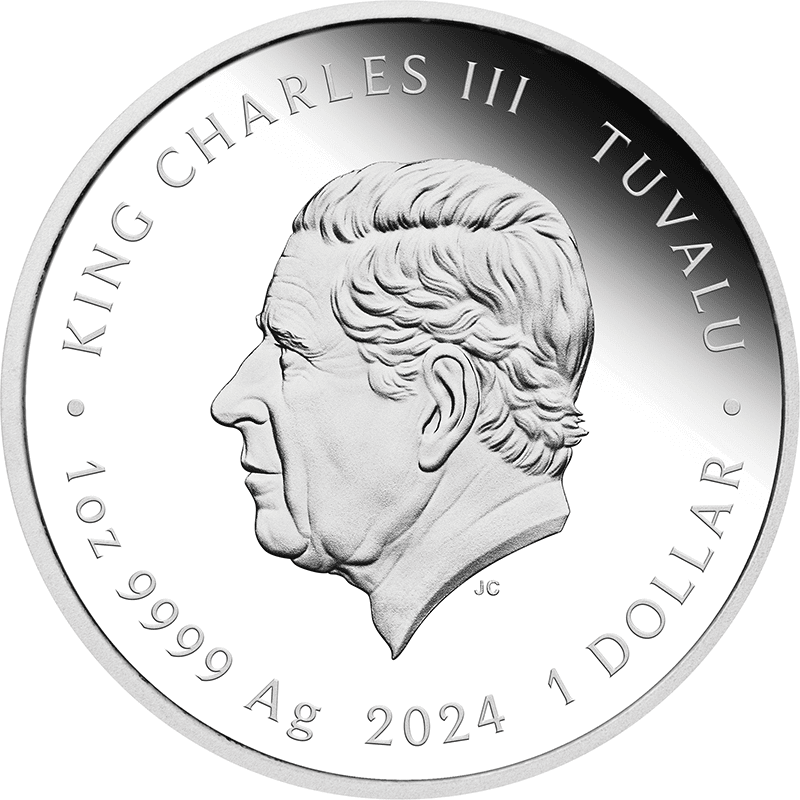 ツバル 2024年 ボン・スコット １ドルカラー銀貨 プルーフ | オンラインショップ | 泰星コイン株式会社