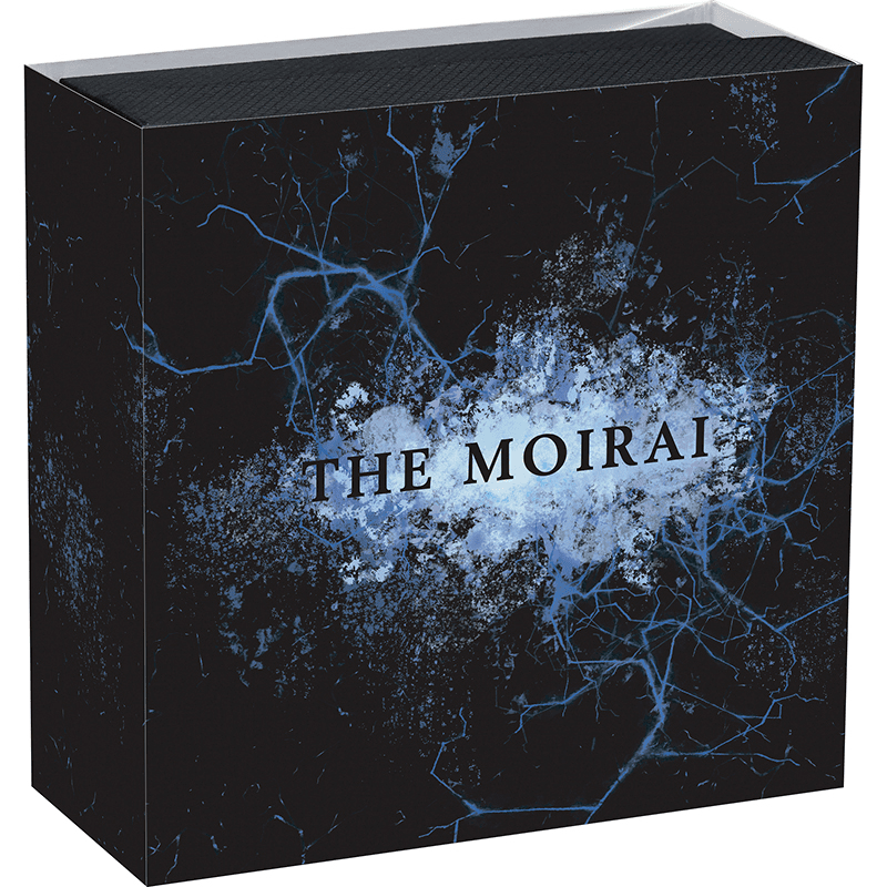 ツバル 2025年 運命の三女神 モイライ 2ドル銀貨 アンティーク仕上げ