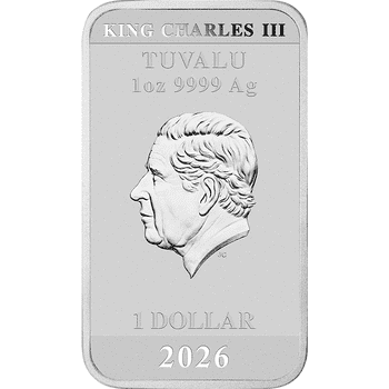 ツバル 2024年 ジェームズ・ボンド レガシーシリーズ 第4貨 1ドル