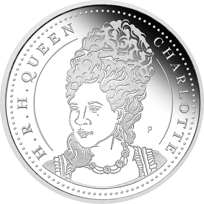 ツバル 2026年 「ブリジャートン家」 シャーロット王妃の肖像 50セント