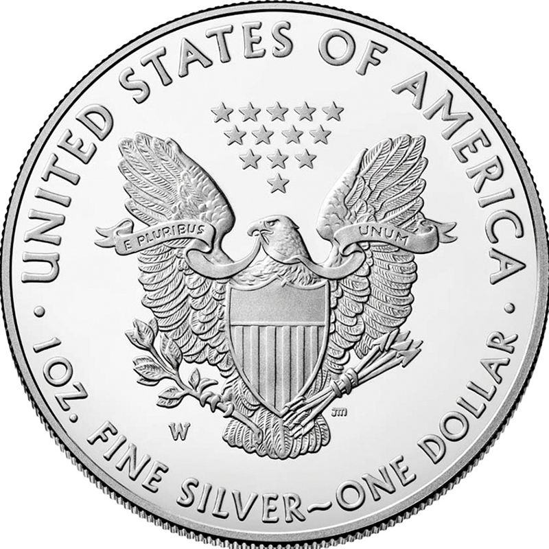 アメリカ・イーグル1ドル銀貨未使用購入後自宅で保管してました