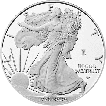アメリカ 2026年 アメリカ合衆国建国250周年 イーグル銀貨 1ドル銀貨