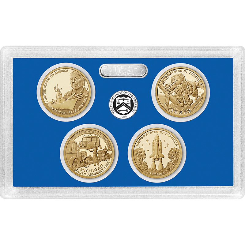 アメリカ 2025年 アメリカのイノベーション 1ドル黄銅貨4種セット