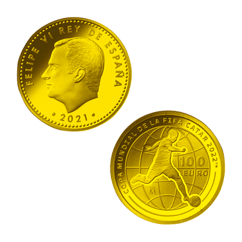 【E】 各国 2021年 FIFAワールドカップカタール2022公式記念コイン 第1次予約販売 金貨3種セット プルーフ