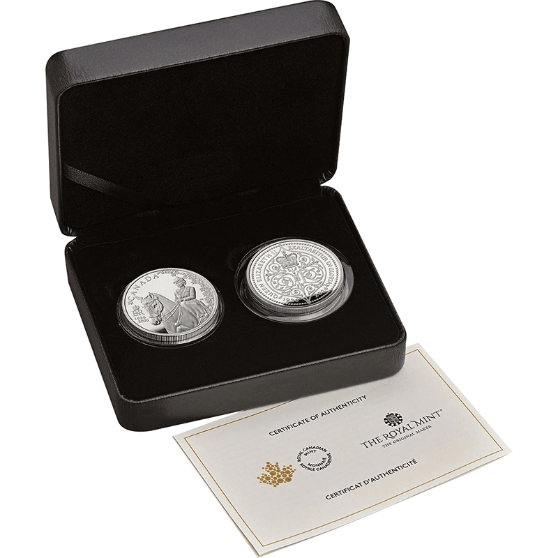 各国 2026年 エリザベス2世生誕100周年 銀貨2種セット プルーフ