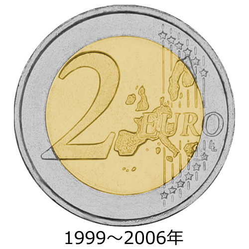 各国 2006年  2ユーロ記念貨5種セット 極美～未使用
