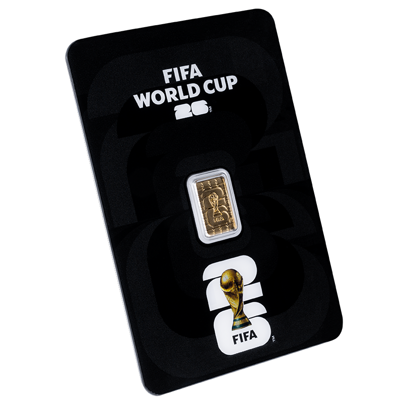 FIFAワールドカップ26公式ライセンス ブリオンバー 1g | オンライン