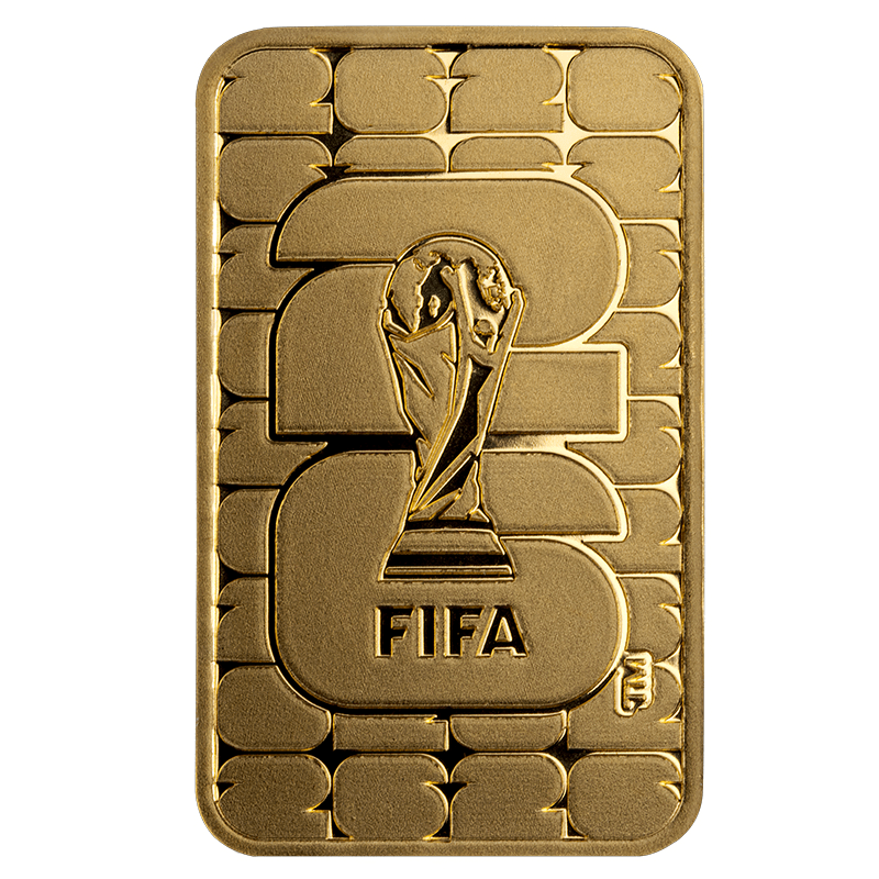 FIFAワールドカップ26公式ライセンス ブリオンバー 5g | オンライン