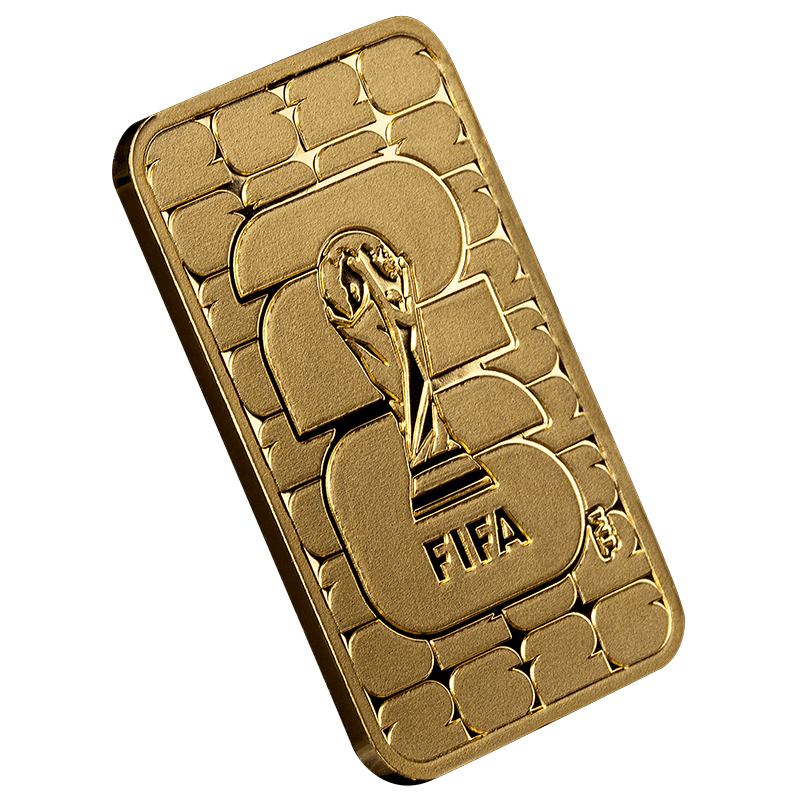 FIFAワールドカップ26公式ライセンス ブリオンバー 5g | オンライン