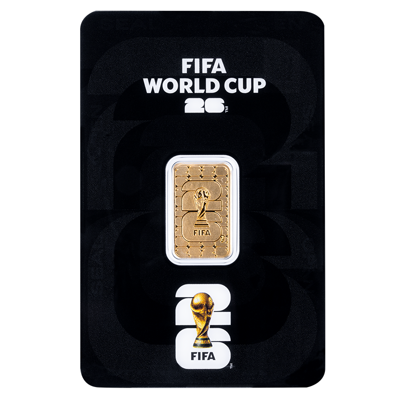 FIFAワールドカップ26公式ライセンス ブリオンバー 5g | オンライン