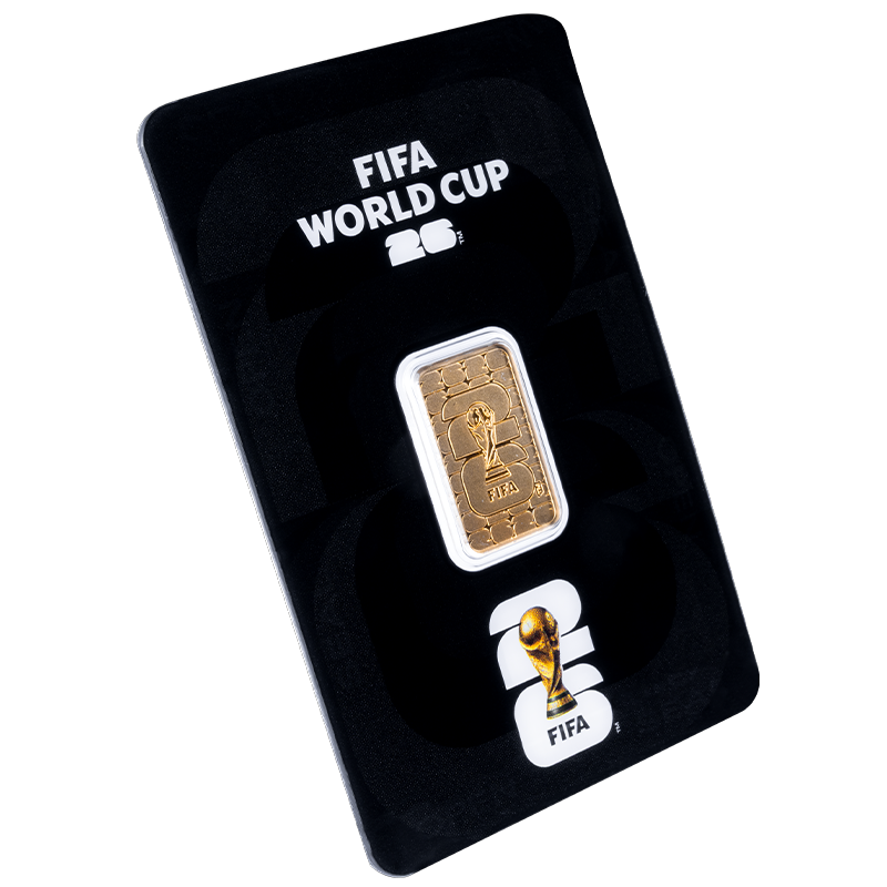 FIFAワールドカップ26公式ライセンス ブリオンバー 5g | オンライン