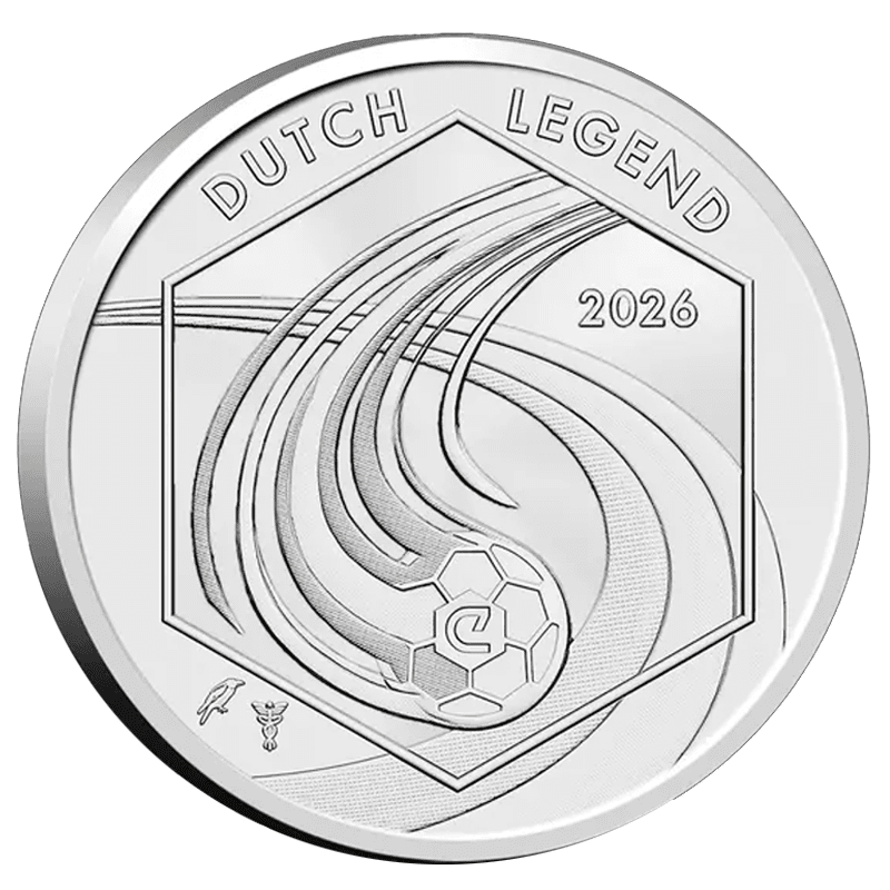 2026年 王立オランダ造幣局製 ヨハン・クライフ没後10周年 バルセロナ