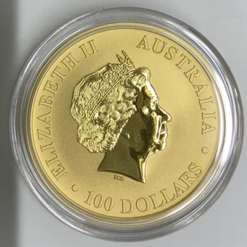 オーストラリア 2023年 第3次 十二支金・銀貨シリーズ 卯年兎図 100 