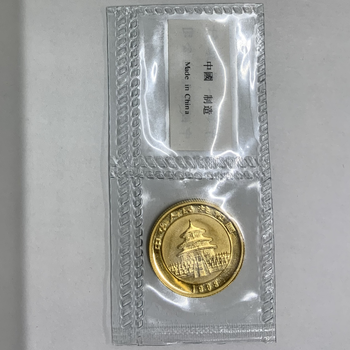 ●一点モノ● 中国 1993年 パンダ金貨 25元金貨 1/4oz 未使用