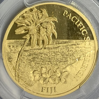 ●一点モノ● フィジー諸島 2012年 KM215 パシフィック・ソブリン 200ドル金貨 未使用 【PCGS：MS66】