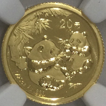 ○一点モノ○ 中国 2006年 KM1661 パンダ金貨 NGC MS70 20元金貨 【1