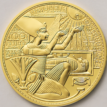 ●一点モノ● オーストリア 2020年 魅惑の黄金シリーズ 古代エジプト 100ユーロ金貨 プルーフ