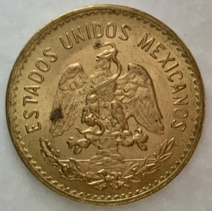 直売直送  極美品 メキシコ金貨1971 旧貨幣/金貨/銀貨/記念硬貨