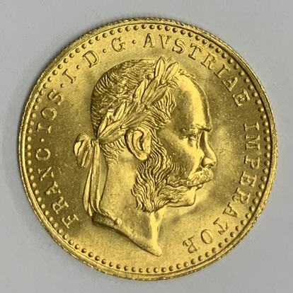 オーストリア　1ダカット　フランツ　ヨーゼフ1世　1915年　コイン　金貨エンタメ/ホビー