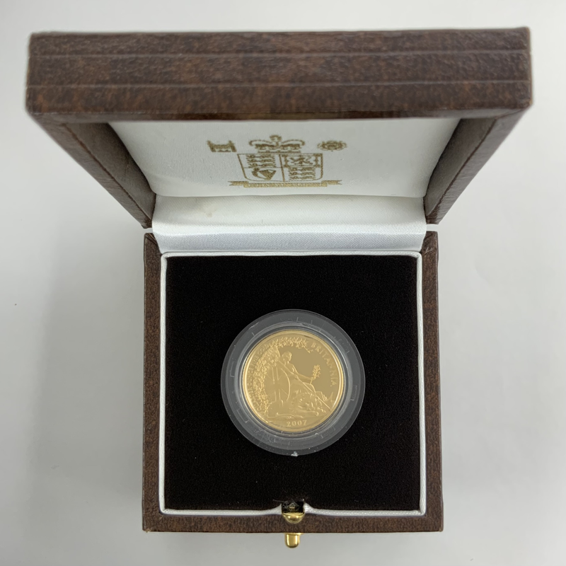 ○一点モノ○ 英国 2007年 ブリタニア 25ポンド金貨 1/4oz プルーフ