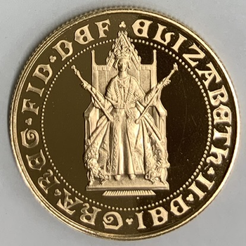 ●一点モノ● 英国 1989年KM957 ソブリン発行500周年記念 2ポンド金貨 プルーフ
