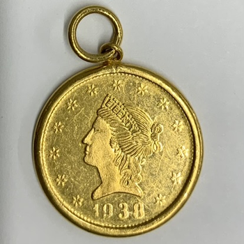 ●一点モノ● アメリカ 1938年女神頭像 モダンメダル   美品