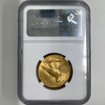 ●一点モノ● アメリカ 1932年 KM130 インディアン頭像 10ドル金貨 未使用 NGC：MS63　