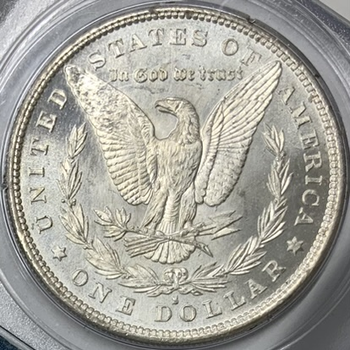 ●一点モノ● アメリカ 1879年SKM110 モルガンダラー 1ドル銀貨 未使用　プルーフライク 【PCGS：MS63PL】