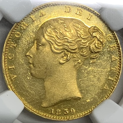 ○一点モノ○ 英国 1839年 KM736.1 ヴィクトリア女王像 ヤング