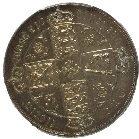 ○一点モノ○ 英国 1887年 KM746.4 ゴシックフローリン PCGS PR64 銀貨