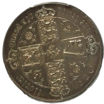 ○レアコイン○ 英国 1847年&2021年 英国ゴシック・クラウン